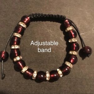 Bracelet with adjustable band.